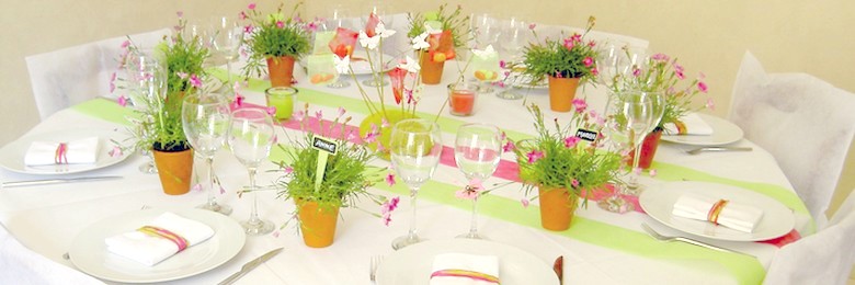 decoration de table de printemps | 1001 deco table